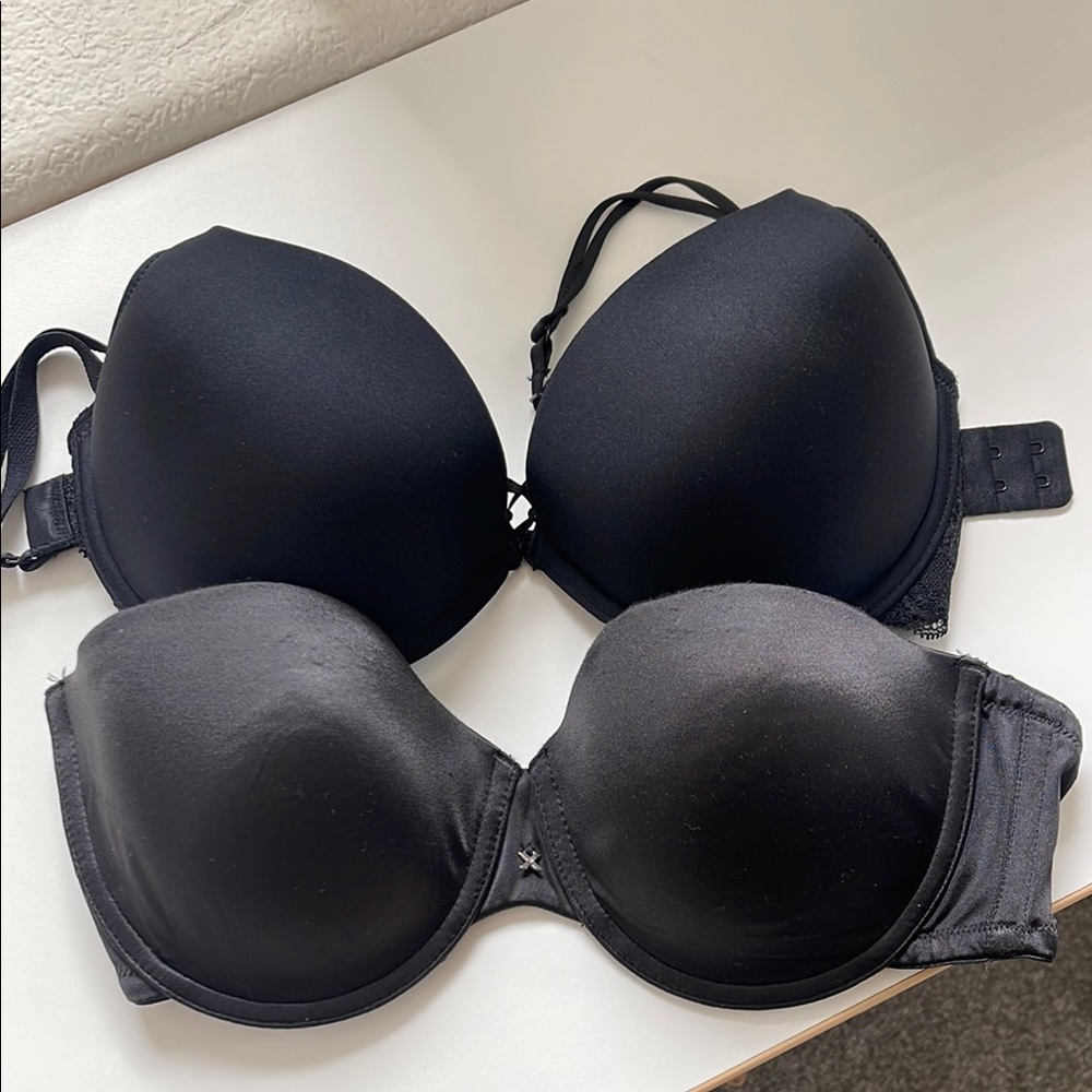 Frederick's of Hollywood Black Bra Duo